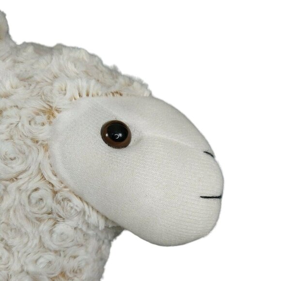 Calplush Llama Plush Stuffed Animal Toy 2018 17" x 18" Beige Tan Age 3 and Up - Picture 5 of 11